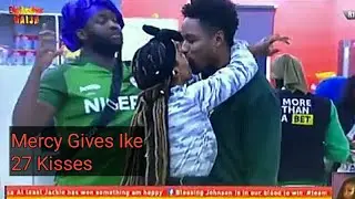 BB NAIJA &bull; MERCY GIVES IKE A PASSIONATE KISS ON HIS BIRTHDAY AS THEY SEAL THEIR RELATIONSHIP