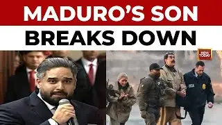 Venezuelan President's Son Nicolas Maduro Guerra Breaks Down in National Assembly During a session