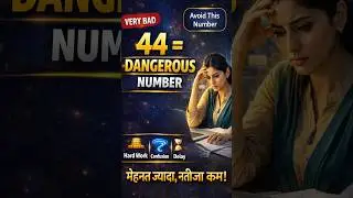 44 pair  | 44  pair in Mobile number |Dangerous Number | Mobile Numerology