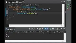 Java Casting: int to double