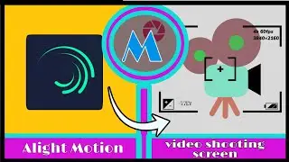 Alight Motion: how to make video record screen in android phone.