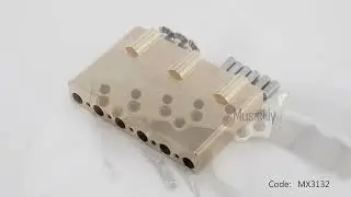 Musiclily Ultra 54mm Brass Tremolo Block for Wilkinson By GOTOH VG300/VS100N Tremolo Bridge 360show