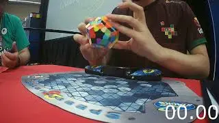 42.93 Megaminx NR Average - 63rd at Worlds Round 1