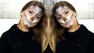 Easy Glam Diamond Skull Makeup Tutorial Part Two