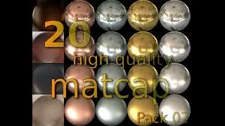 Preview matcap pack 02