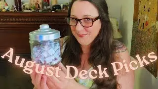 The mystery prompts will pick my Tarot decks!