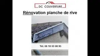 Rénovation planche de rive à Antibes