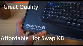 Tecware Phantom Low Profile Hot-Swap $40 Mechanical Keyboard TKL | Unboxing and Switch Swap Test