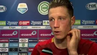 Reactie Weghorst na FC Groningen - AZ
