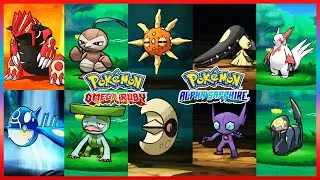 Pokemon OmegaRuby & AlphaSapphire - All Pokemon Exclusives