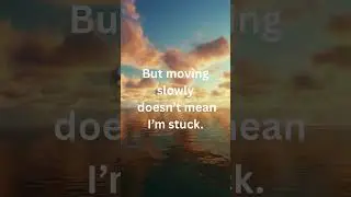 I see people moving fast. #mindfulmoments #slowliving #softnarration #mindsetreset #calmingstories