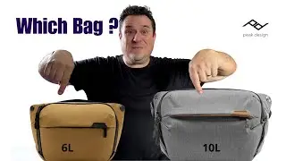 Сравнение рюкзаков Peak Design Everyday Sling объемом 6 л и 10 л: какой размер действительно подо...