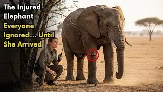 The Injured Elephant Everyone Ignored&hellip; Until She Arrived  Echoes Of The Voiceless