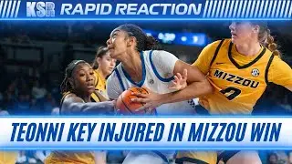 Teonni Key injured in Mizzou win | Rapid Reaction