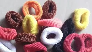 Waste material recycling idea/Recycle waste plastic spoon & hair rubber band reuse idea/DIY Projects