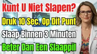 Slapeloosheid? Druk 10 Seconden Op Dit Punt! Veel Krachtiger Dan 10 Zware Slaappillen.