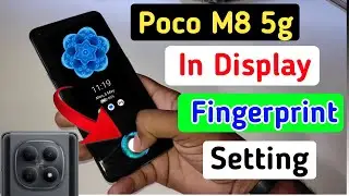 Poco m8 5g in display fingerprint lock / Poco m8 5g me fingerprint lock kaise lagaye/fingerprint