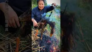 Grandma&rsquo;s Traditional Duck Cooking in Village Style | Desi Food Recipe #shorts #viralvideo #ytshorts