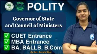 Polity-Governor of State & Council of Ministers for CUET, AMU & JMI Entrance 2026 #amu #jmi #cuet