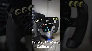 Fanatec ClubSport Steering Wheel F1 V2 Calibration. #fanatec #granturismo7 #clubsport #simracing