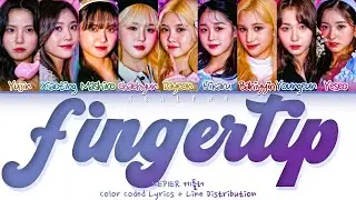 How would KEP1ER sing 'Fingertip' by Gfriend (Color Coded Lyrics + Line distribution)