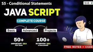 Conditional Statements in JavaScript | JavaScript Tutorials for Beginners in Hindi | CSS #5