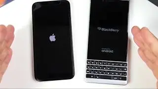 iPhone X vs BlackBerry Key 2 Speed Test