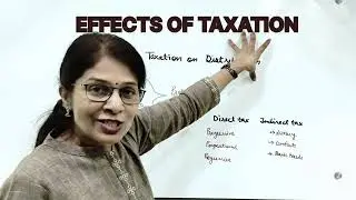 EFFECTS OF TAXATION | ON PRODUCTION & DISTRIBUTION | PUBLIC FINANCE | EKM|