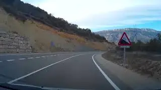 Salida de la Sierra del Montsec