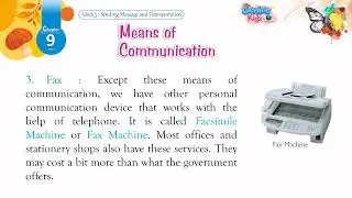 Chapter-9 Means Of Communication| Heritage-3 | Social Studies | Genius Kidz | School Learning