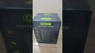 Caixa de som ecopower chegou Gl&oacute;ria a Deus!