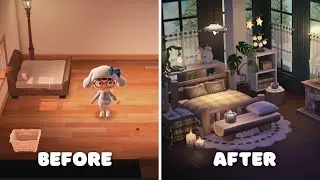 A Cozy Bedroom Build | Animal Crossing New Horizons