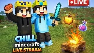 Chill With My Brother in Minecraft PE #minecraft #minecraftpelive