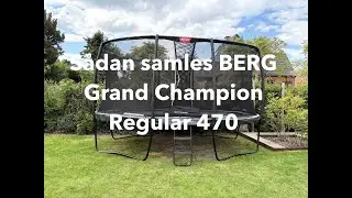 S&aring;dan samler du BERG Grand Champion 470 trampolin med net og stige