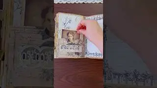 Junk Journal Lace Window Pocket Tutorial🤍Junk Journal Decorating Ideas! #diy #artjournal