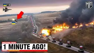 Ukrainian F-16 Spots Huge Russian Convoy - Then THIS Happened...