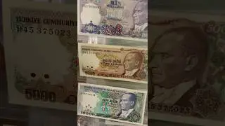 Popular faces on Turkish Lira Banknotes #Banknotes #papercurrency #collection