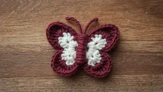 Easy Two Layer Crochet Butterfly 🧶 | Beautiful Crochet Butterfly for Beginners