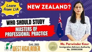 Who should study Masters of professional practice in New Zealand?