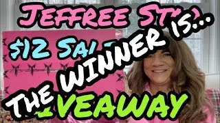 The WINNER is&hellip; of the Jeffree Star $12 Sale Items & GIVEAWAY