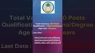 IPRC Apprentice Recruitment 2024 | Walk-IN for IPRC Apprentice Recruitment 2024  @JobsWarrior