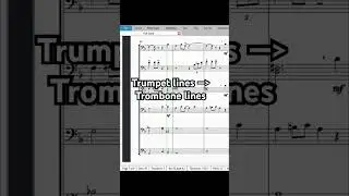 Sinatra & Basie - But for Trombone Choir #trombone #jazzarranging #musicstudent #sinatra #composer