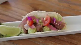 Taco de solomillo de atún rojo