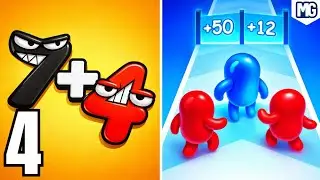 🔢👥 Merge Number X Join Blob Clash 3D &ndash; Merge Fast & Build the Crowd! 😱🔥