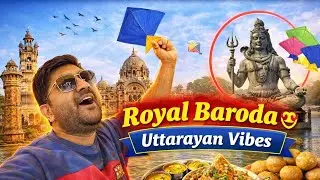 Vadodara travel vlog exploring royal palaces, Uttarayan festival vibes, Gujarat Tourism 