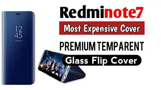 Redmi Note 7 | ORIGINAL GLASS FLIP BACKCOVER | MI FLIP COVER | REDMI NOTE 7 GLASS FLIP COVER