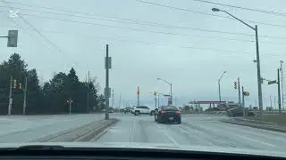 겨울, 흐린 하늘, 시골길 | Cloudy Winter Drive