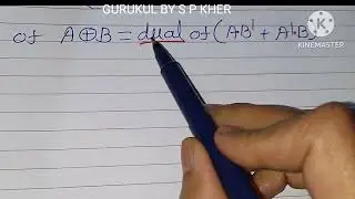 Q3.27.Dual of EX-OR is same as complement  of EX-OR.