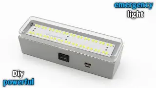 How To Make Rechargeable Emergency Light || Creative Smoke