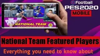 National Team Featured Players coming to eFootball PES 20 Mobile!! | Information about it.